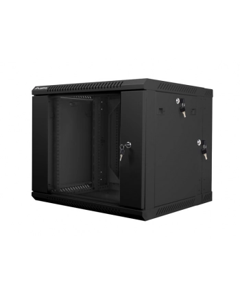 Lanberg szafa instalacyjna wisząca dwusekcyjna 19'' 9U 600x600mm czarna nr 1