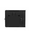 Lanberg szafa instalacyjna wisząca dwusekcyjna 19'' 9U 600x600mm czarna - nr 42