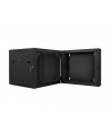 Lanberg szafa instalacyjna wisząca dwusekcyjna 19'' 9U 600x600mm czarna - nr 46