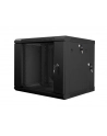 Lanberg szafa instalacyjna wisząca dwusekcyjna 19'' 9U 600x600mm czarna - nr 56
