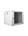 Lanberg szafa instalacyjna wisząca dwusekcyjna 19'' 9U 600x600mm szara - nr 19