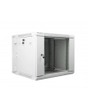 Lanberg szafa instalacyjna wisząca dwusekcyjna 19'' 9U 600x600mm szara - nr 39