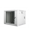 Lanberg szafa instalacyjna wisząca dwusekcyjna 19'' 9U 600x600mm szara - nr 6