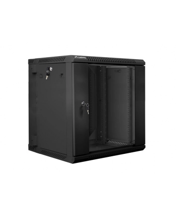 Lanberg szafa instalacyjna wisząca dwusekcyjna 19'' 12U 600x600mm czarna nr 2