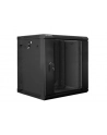 Lanberg szafa instalacyjna wisząca dwusekcyjna 19'' 12U 600x600mm czarna - nr 53