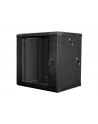 Lanberg szafa instalacyjna wisząca dwusekcyjna 19'' 12U 600x600mm czarna - nr 7