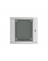 Lanberg szafa instalacyjna wisząca dwusekcyjna 19'' 12U 600x600mm szara - nr 19