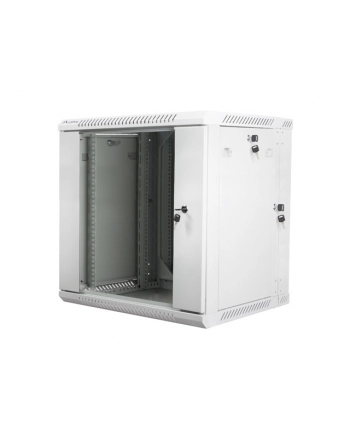 Lanberg szafa instalacyjna wisząca dwusekcyjna 19'' 12U 600x600mm szara nr 1