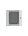 Lanberg szafa instalacyjna wisząca dwusekcyjna 19'' 12U 600x600mm szara - nr 5