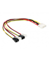 Kabel zasilający Delock Molex 4 pin - 4x 2 pin do wentylatora 30cm - nr 14