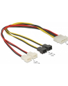 Kabel zasilający Delock Molex 4 pin - 4x 2 pin do wentylatora 30cm - nr 15