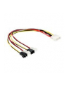 Kabel zasilający Delock Molex 4 pin - 4x 2 pin do wentylatora 30cm - nr 2