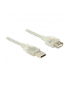 Przedłużacz USB Delock AM-AF USB 2.0 5m ferryt przezroczysty - nr 5