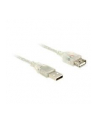 Przedłużacz USB Delock AM-AF USB 2.0 5m ferryt przezroczysty - nr 9