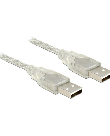 Kabel USB Delock AM-AM USB 2.0 1m przezroczysty nr 1
