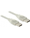 Kabel USB Delock AM-AM USB 2.0 1m przezroczysty - nr 6
