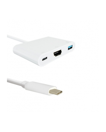 Kabel USB Qoltec 3.1 typCM /  HDMI AF+USB AF+USB C