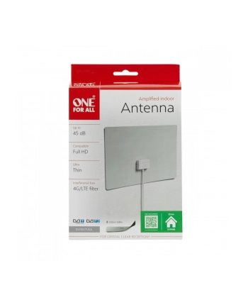 ANTENA wewnętrzna SV 9440 ze wzmacniaczem 45 dB, do 25 km od nadajnika / ONE FOR ALL nr 2