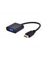 Gembird adapter HDMI-A(M) ->VGA (F) + audio, na kablu, czarny - nr 14