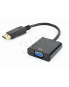 Gembird adapter displayport 1.1->VGA, na kablu, czarny - nr 8