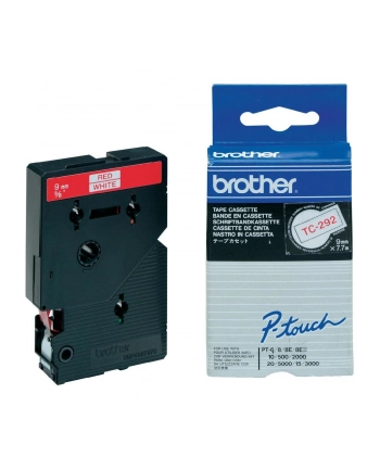 Brother TC-292 9mm czerwony/biały nr 1
