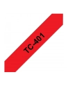 Brother TC-401 12mm czerwony/czarny - nr 16