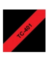 Brother TC-401 12mm czerwony/czarny - nr 1