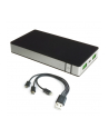 SUNEN PowerNeed - Power Bank 10000mAh, USB 5V, 1 A i 5V, 2.4A, czarno-srebrny - nr 41