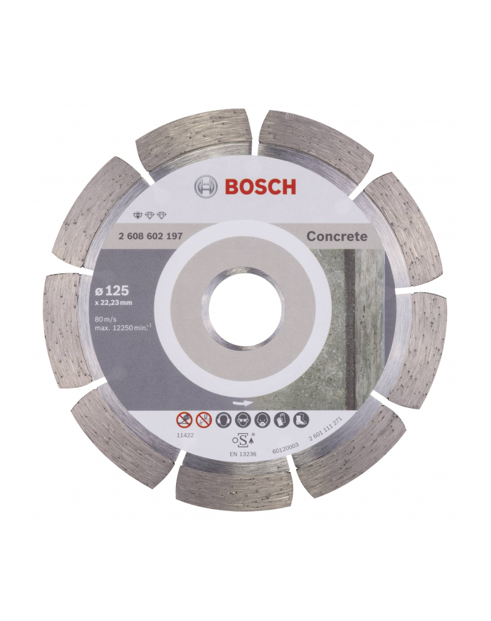 TARCZA DIAMENTOWA 125x22,2mm SEGMENTOWA BPE BOSCH główny