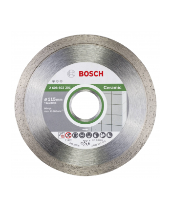 TARCZA DIAMENTOWA 115x22,2mm CIĄGŁA FPE BOSCH