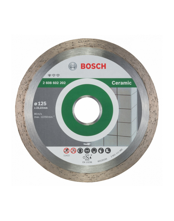 TARCZA DIAMENTOWA 125x22,2mm CIĄGŁA FPE BOSCH główny