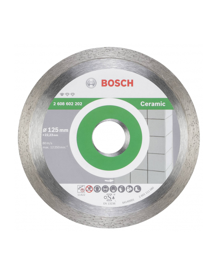 TARCZA DIAMENTOWA 125x22,2mm CIĄGŁA FPE BOSCH główny