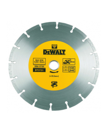 TARCZA DIAMENTOWA 125x22,2mm SEGMENTOWA DEWALT