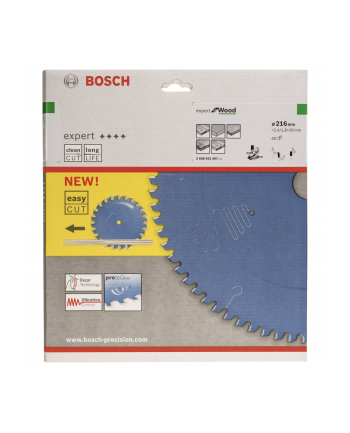 BOSCH OSPRZĘT PIŁA TARCZOWA 216x30x2,4mm 48z. EXPERT FOR WOOD BOSCH