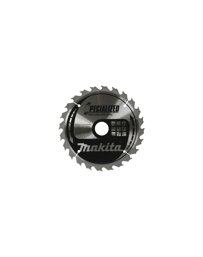 MAKITA OSPRZĘT PIŁA TARCZOWA 165x20x1,5mm 24z. SPECIALIZED MAKITA główny