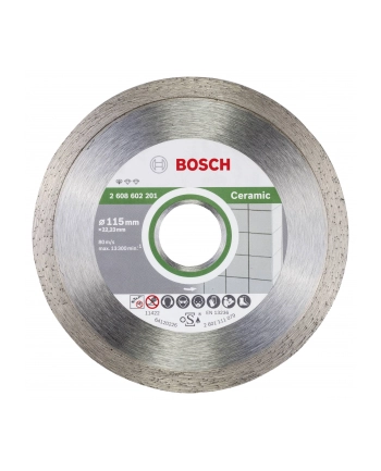 TARCZA DIAMENTOWA 115x22,2mm CIĄGŁA FPE BOSCH nr 1