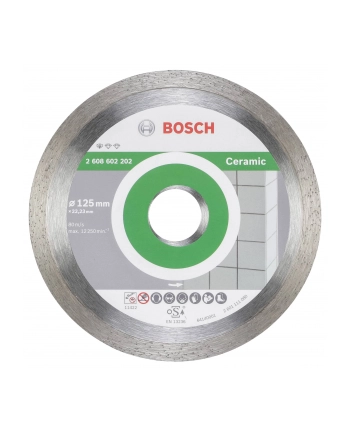 TARCZA DIAMENTOWA 125x22,2mm CIĄGŁA FPE BOSCH nr 1