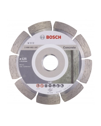 TARCZA DIAMENTOWA 125x22,2mm SEGMENTOWA BPE BOSCH nr 1