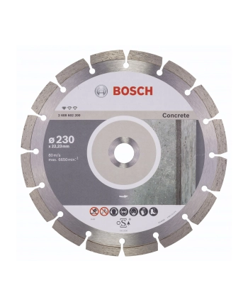   TARCZA DIAMENTOWA 230x22,2mm SEGMENTOWA BPE BOSCH nr 1