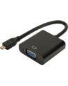 Digitus Adapter audio-video microHDMI typ D do VGA, FHD, z audio 3.5mm MiniJack - nr 26