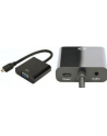 Digitus Adapter audio-video microHDMI typ D do VGA, FHD, z audio 3.5mm MiniJack - nr 29