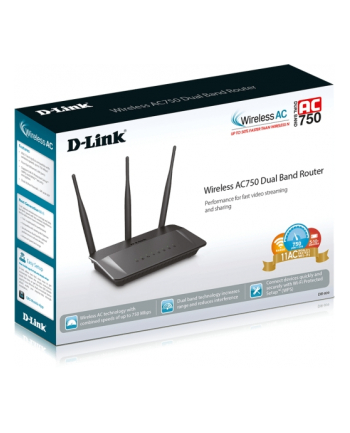 Router 4xLAN 1xW AN AC750 DB DIR-809/E