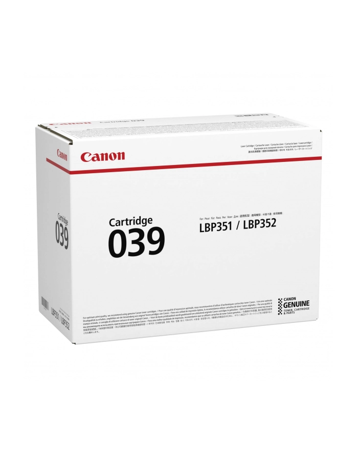 Toner CRG 039 0287C001 główny