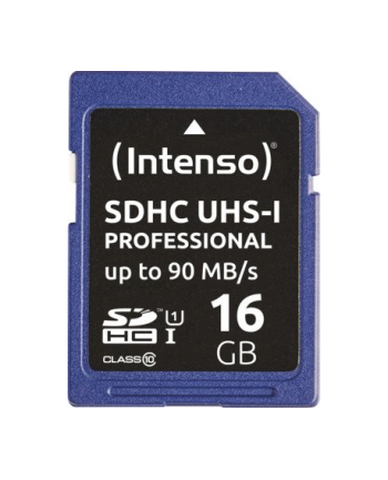 Intenso SDHC Professional 16GB, UHS-I/Class 10 (3431470)