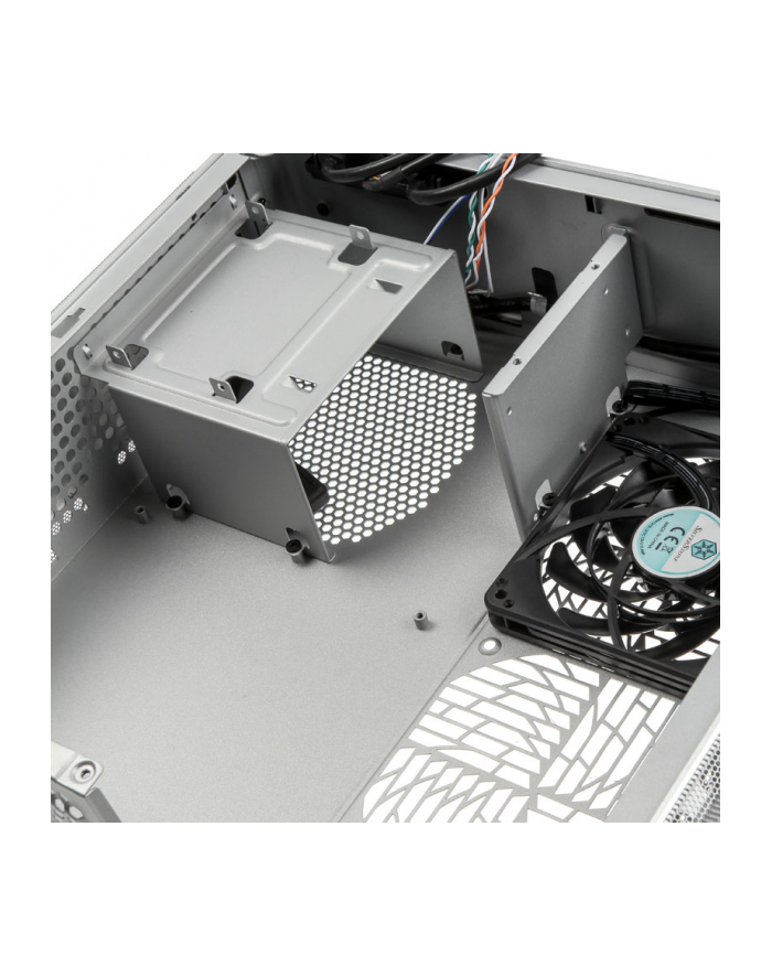 SilverStone Fortress FTZ01 srebrny, Mini-ITX/Mini-DTX (SST-FTZ01S) główny