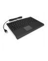 RaidSonic IcyBox KeySonic mini klawiatura, smart touchpad, USB 2.0, Czarna - nr 37