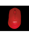 Logitech® Mysz M330 Silent Plus Czerwona - 2.4GHZ,M-R0051 - nr 1