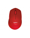 Logitech® Mysz M330 Silent Plus Czerwona - 2.4GHZ,M-R0051 - nr 2