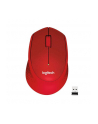 Logitech® Mysz M330 Silent Plus Czerwona - 2.4GHZ,M-R0051 - nr 47