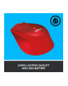 Logitech® Mysz M330 Silent Plus Czerwona - 2.4GHZ,M-R0051 - nr 51